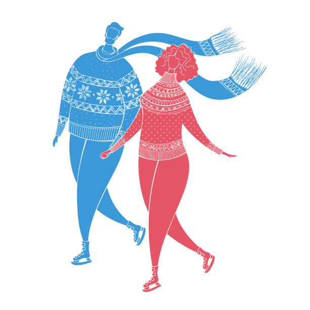 几个滑冰。图片下载