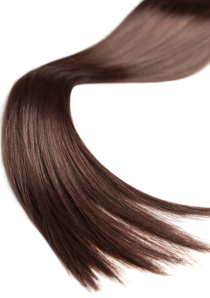 豪华有光泽的头发的特写图片下载