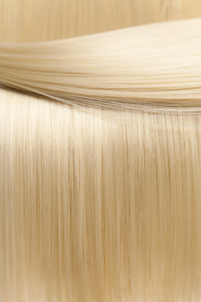 豪华的金色头发的特写图片下载
