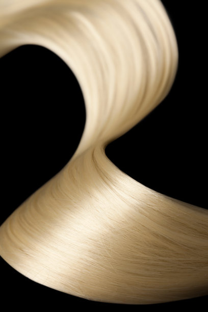 豪华的金色头发的特写图片下载