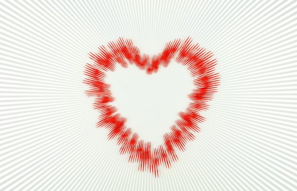 摘要动态数字效果红心背景图片下载