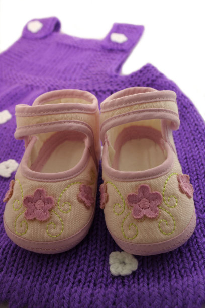 婴儿用品隔离白色图片下载