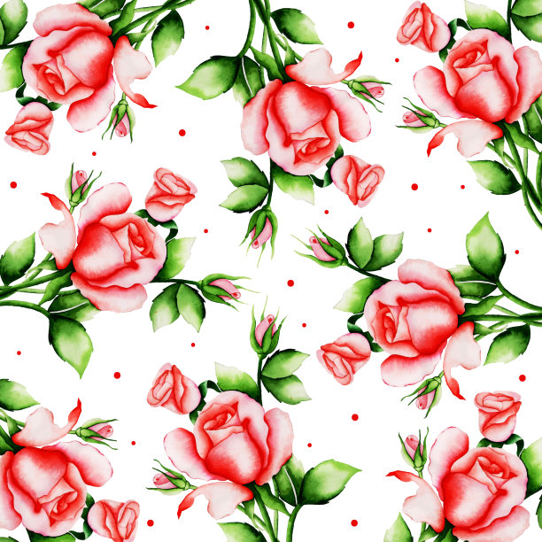 水彩情人花背景图片下载