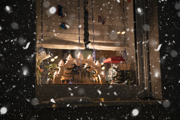 圣诞节的窗口图片下载