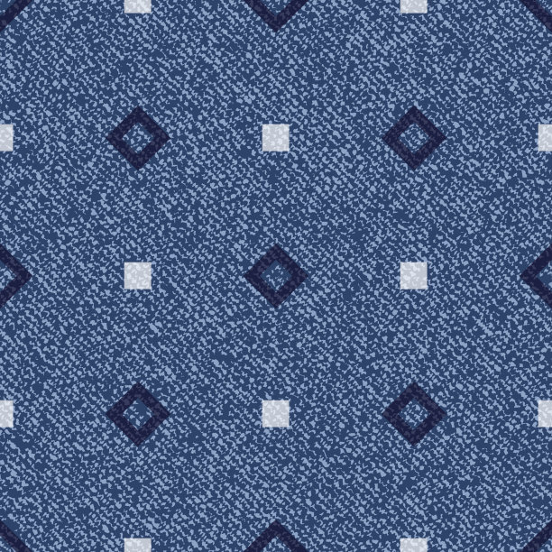 牛仔裤水洗靛蓝格子衬衫背景。牛仔无缝矢量纺织图案。蓝色牛仔裤布与小方块重复图案瓷砖。父亲节的背景。男人的时尚面料图片下载