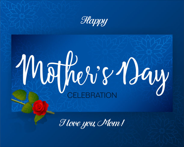 一朵玫瑰送给母亲节图片下载