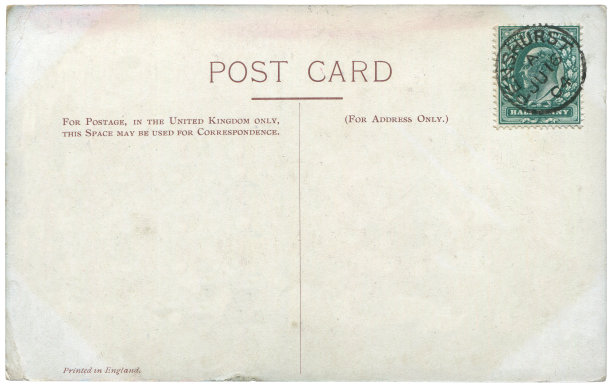 古董明信片寄自Penshurst，英国在20世纪早期，一个非常好的背景，任何使用的历史明信片通信。图片下载
