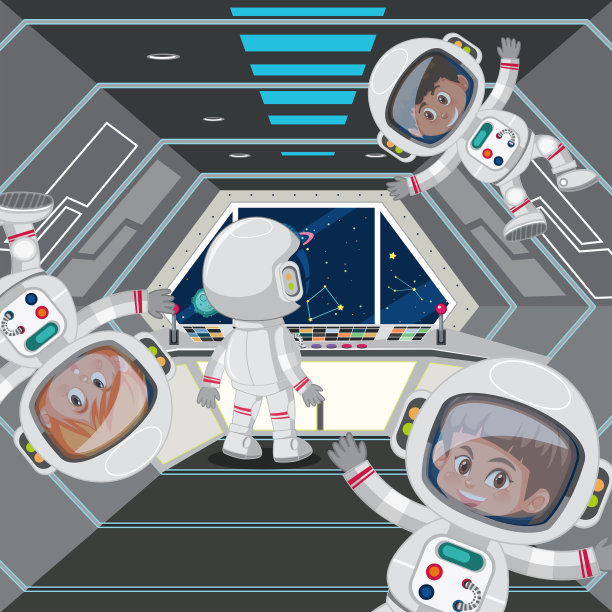 宇宙飞船里的宇航员图片下载