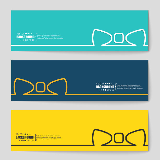 概念矢量横幅背景图片下载