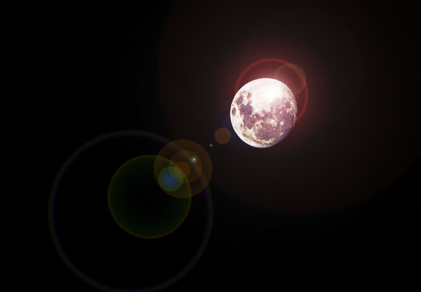 2019年1月18日的月亮图片下载