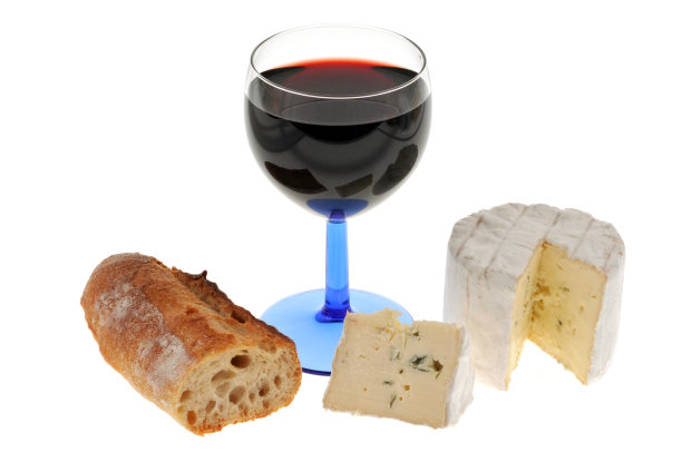 布雷斯蓝和酒杯图片下载