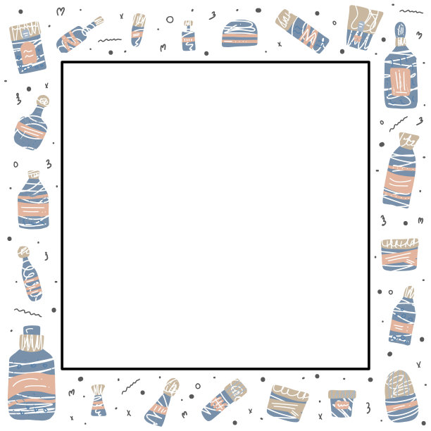 美容用品。矢量设计说明。图片下载