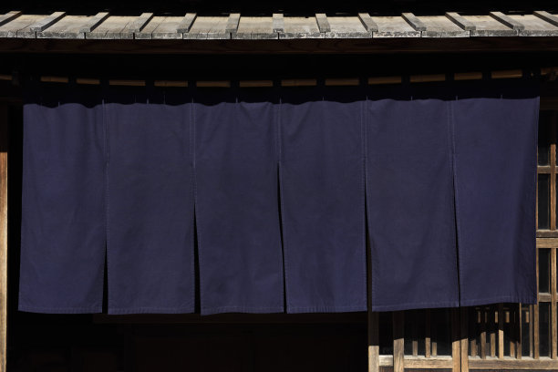 传统日本布帘图片下载