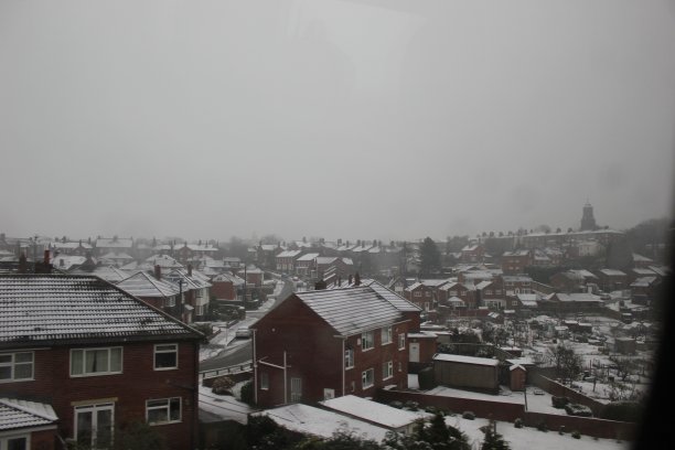 英国，火车上的冬天图片下载