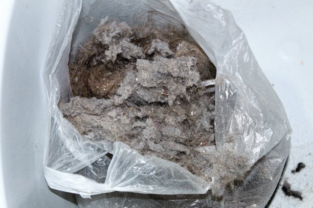 塑料袋里的灰尘。图片下载