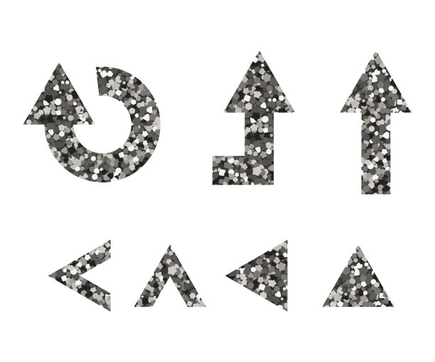 一套银色闪亮的箭。图片下载