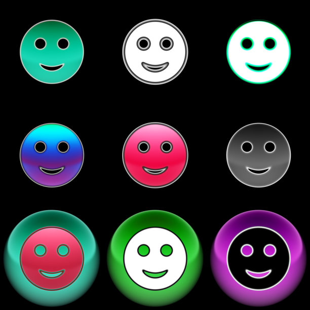 微笑的图标图片下载