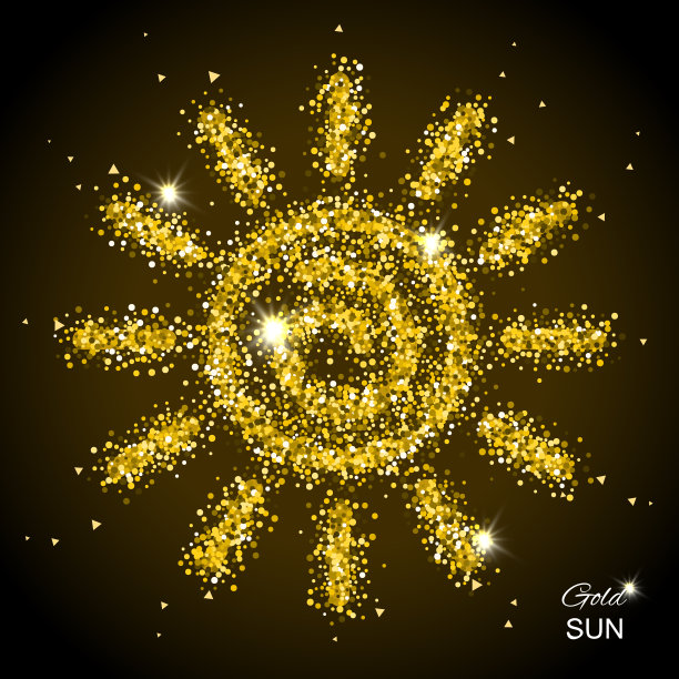 金色的太阳图片下载