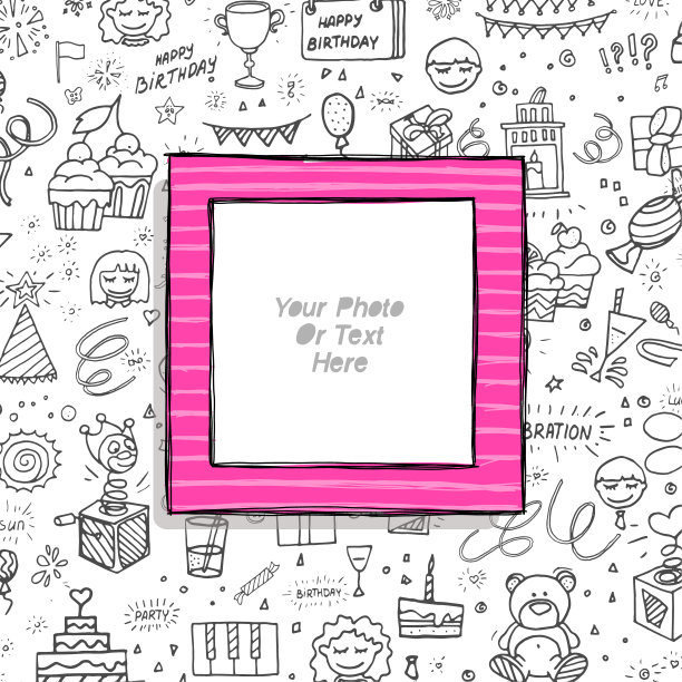 模板矢量相框图片下载