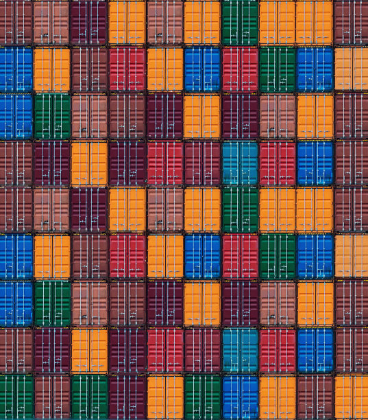 堆放集装箱图片下载