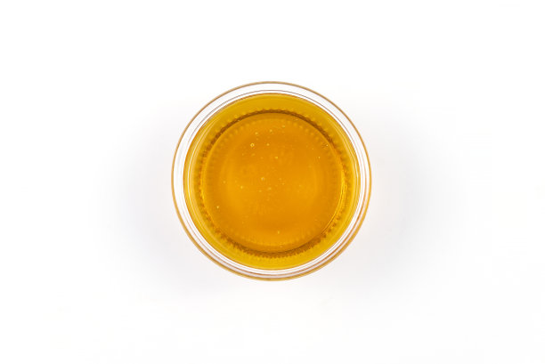 白底上的罐子里的蜂蜜图片下载