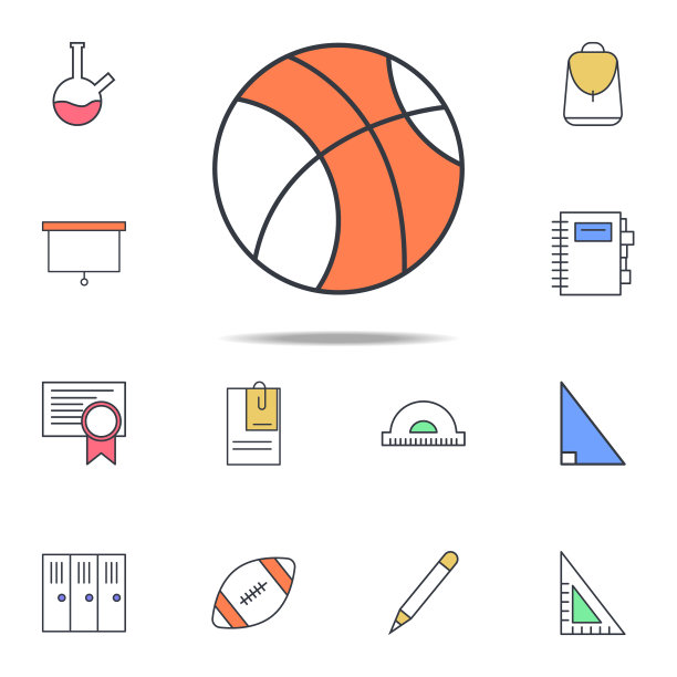 篮球图标。网页图标通用设置为网页和移动图片下载