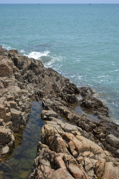 钻石湾度假海滩在庆和省图片下载