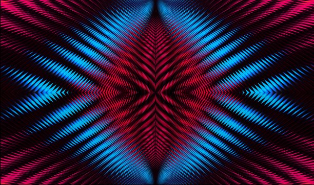 发光的菱形条纹。彩色几何背景。美丽的抽象图形。图片下载