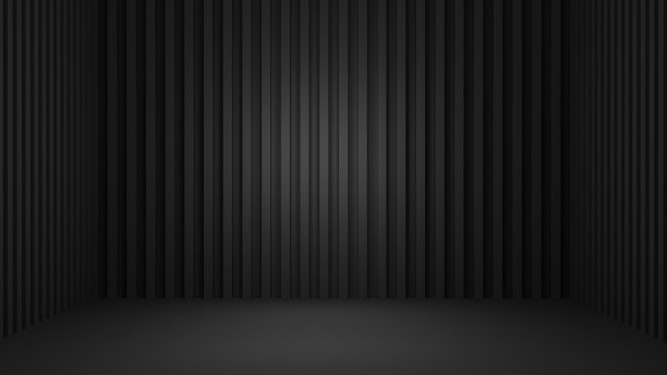 黑暗的空房间3d渲染图片下载