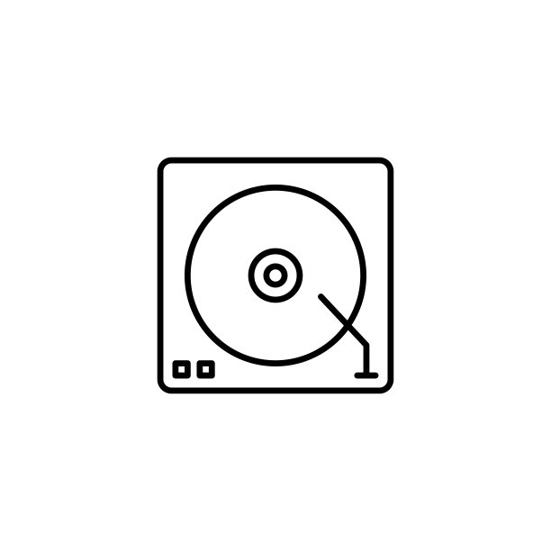DJ图标矢量图片下载