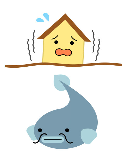 地震的鲶鱼图片下载