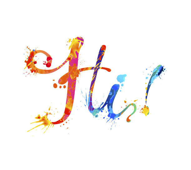 嗨。手写的喷溅漆字碑文图片下载