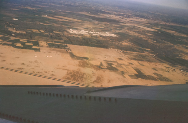 20世纪60年代的照片。从飞机上看，澳大利亚悉尼。图片下载