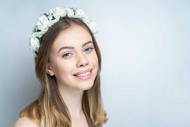 漂亮女人的妆容图片下载