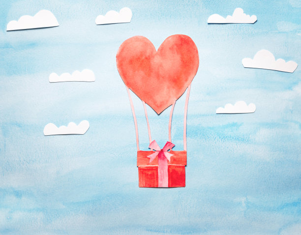 情人节请帖卡片。图片下载