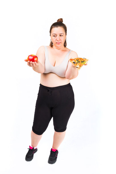 犹豫不决的胖女人图片下载