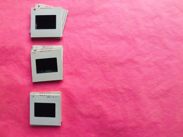 粉红色的老式照片胶片幻灯片图片下载