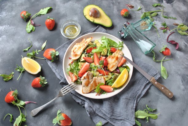 鸡肉沙拉图片下载