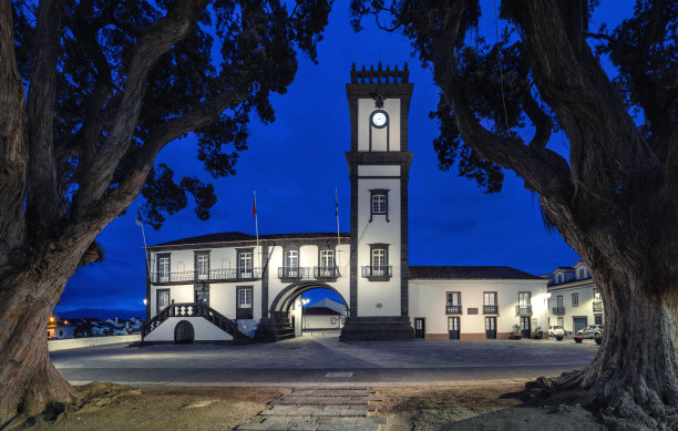 葡萄牙亚速尔群岛格兰德里贝拉市政厅图片下载