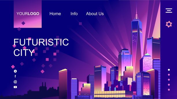 摘要城市旗帜图片下载