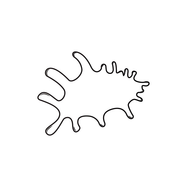 油溅图标。手机概念和网页应用图标的亮点元素。细线图标用于网站设计和开发，应用程序开发图片下载