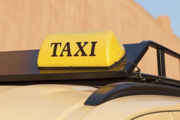 马拉喀什的出租车标志图片下载