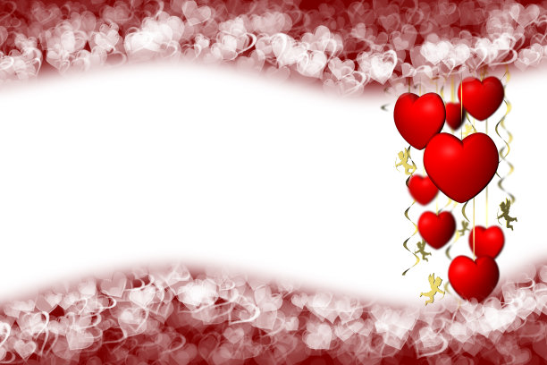 情人节。心的背景图片下载