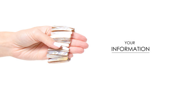 手链石头，手工图案的珠宝首饰图片下载