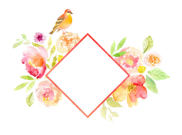 玫瑰插画素材ID：329724246