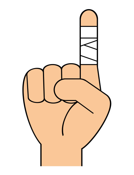 食指受伤图片下载