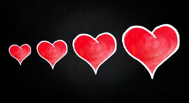 红色情人节的心图片下载