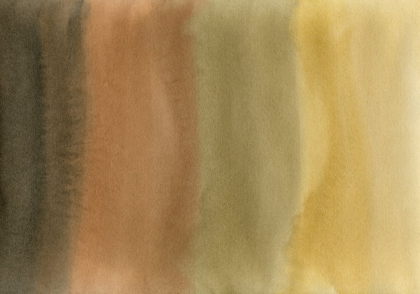 黄色棕色红色梯度抽象水彩背景图片下载