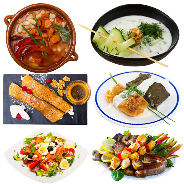 保加利亚特色蔬菜菜肴图片下载