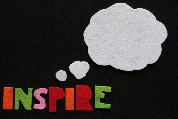 毛毡中的励志信息图片下载